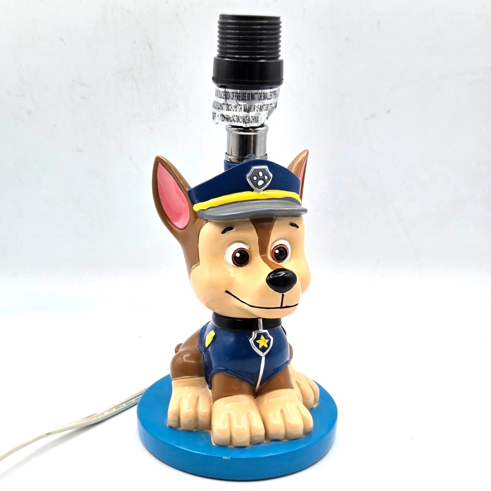 Paw Patrol Chase Children's Table Lamp Nickelodeon